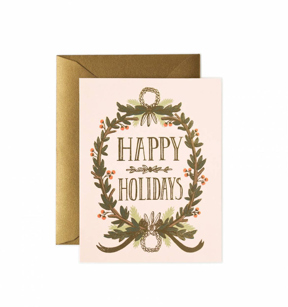 Rifle Paper Holiday Garland Greeting Card