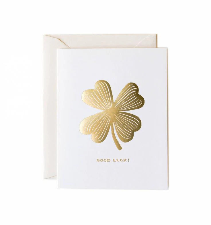 Rifle Paper Co. Good Luck Clover Greeting Card