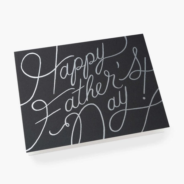 Rifle Paper Co. Platinum Happy Fathers Day Card