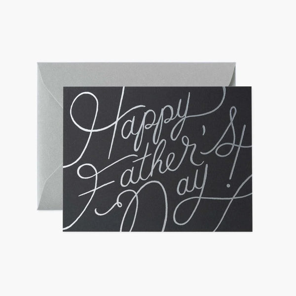 Rifle Paper Co. Platinum Happy Fathers Day Card