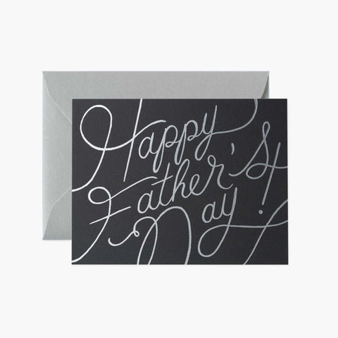 Rifle Paper Co. Platinum Happy Fathers Day Card
