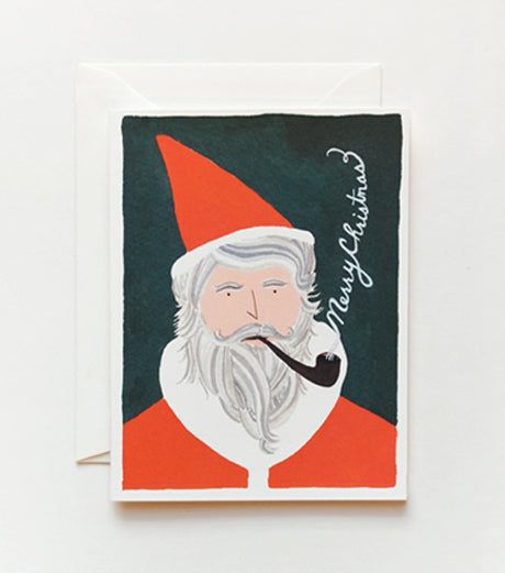 Rifle Paper Co. Santa Merry Christmas Greeting Card