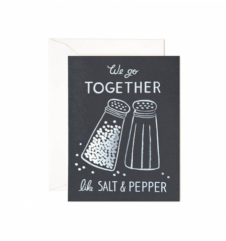 Rifle Paper Co. We Go Together Like Salt and Pepper Greeting Card