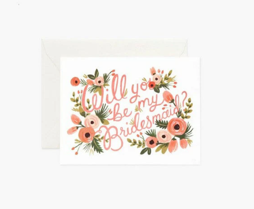 Rifle Paper Co. Will You Be My Bridesmaid Card