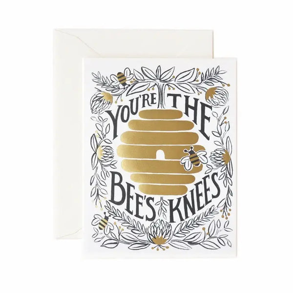 Rifle Paper You're The Bees Knees Love and Friendship Card