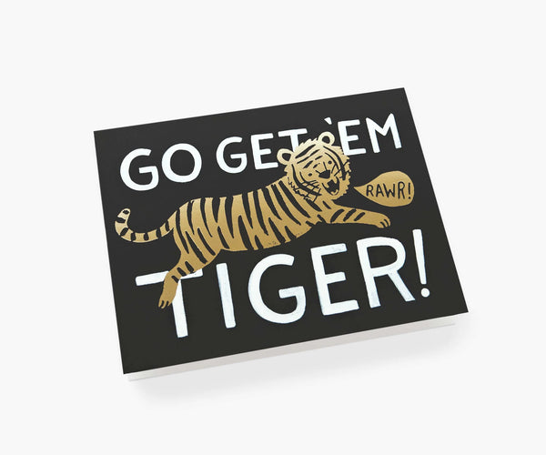 Rifle Paper Go Get 'Em Tiger Card