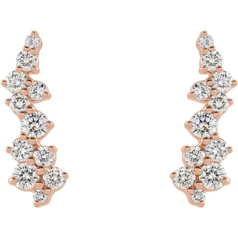 Diamond Ear Climbers