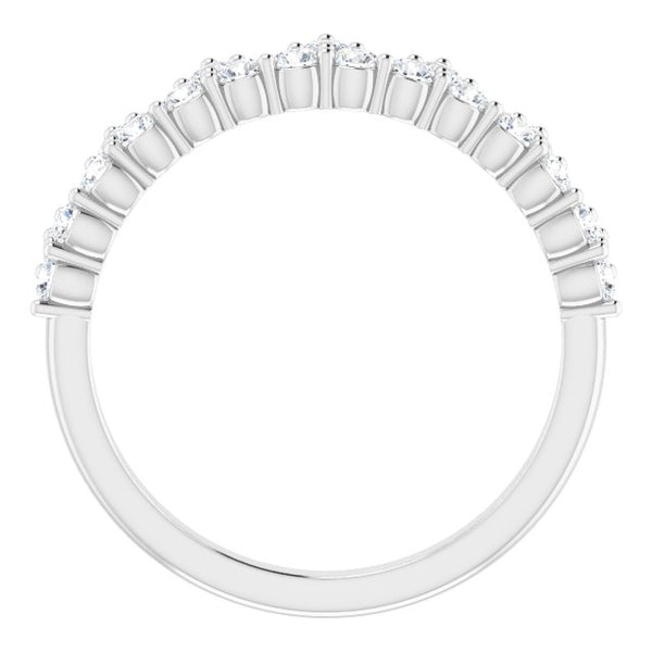 Lab Created Diamond Crown Ring