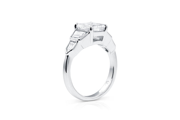Emerald Cut Diamond Engagement Ring at Allison Neumann Fine Jewelers