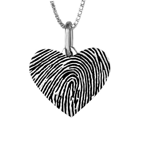 Fingerprint Heart Necklace