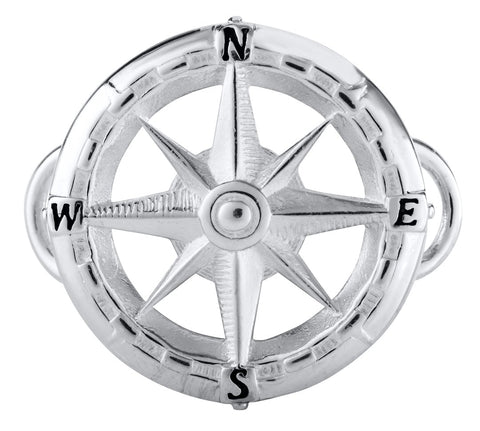 LeStage Compass Rose Sterling Silver Convertible Clasp