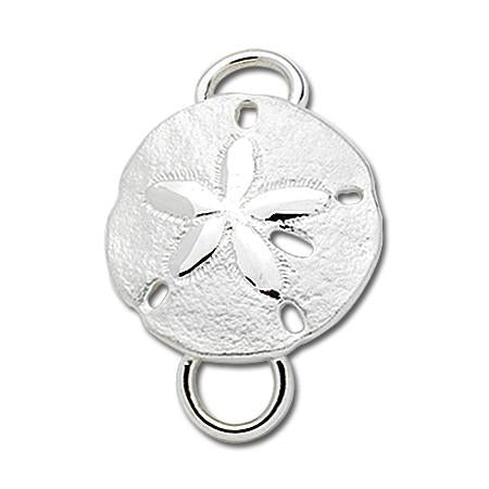 Sand Dollar Sterling Silver Convertible Clasp
