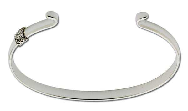 Convertible Bracelet - SS with SS Rope Accent