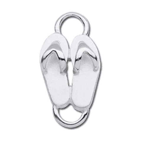 Flip Flops Sterling Silver Convertible Clasp