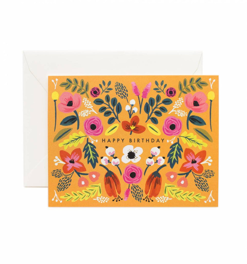 Rifle Paper Folk Birthday Card