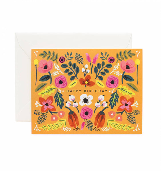 Rifle Paper Folk Birthday Card