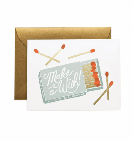 Rifle Paper Make a Wish Birthday Card