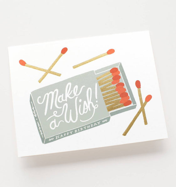 Rifle Paper Make a Wish Birthday Card