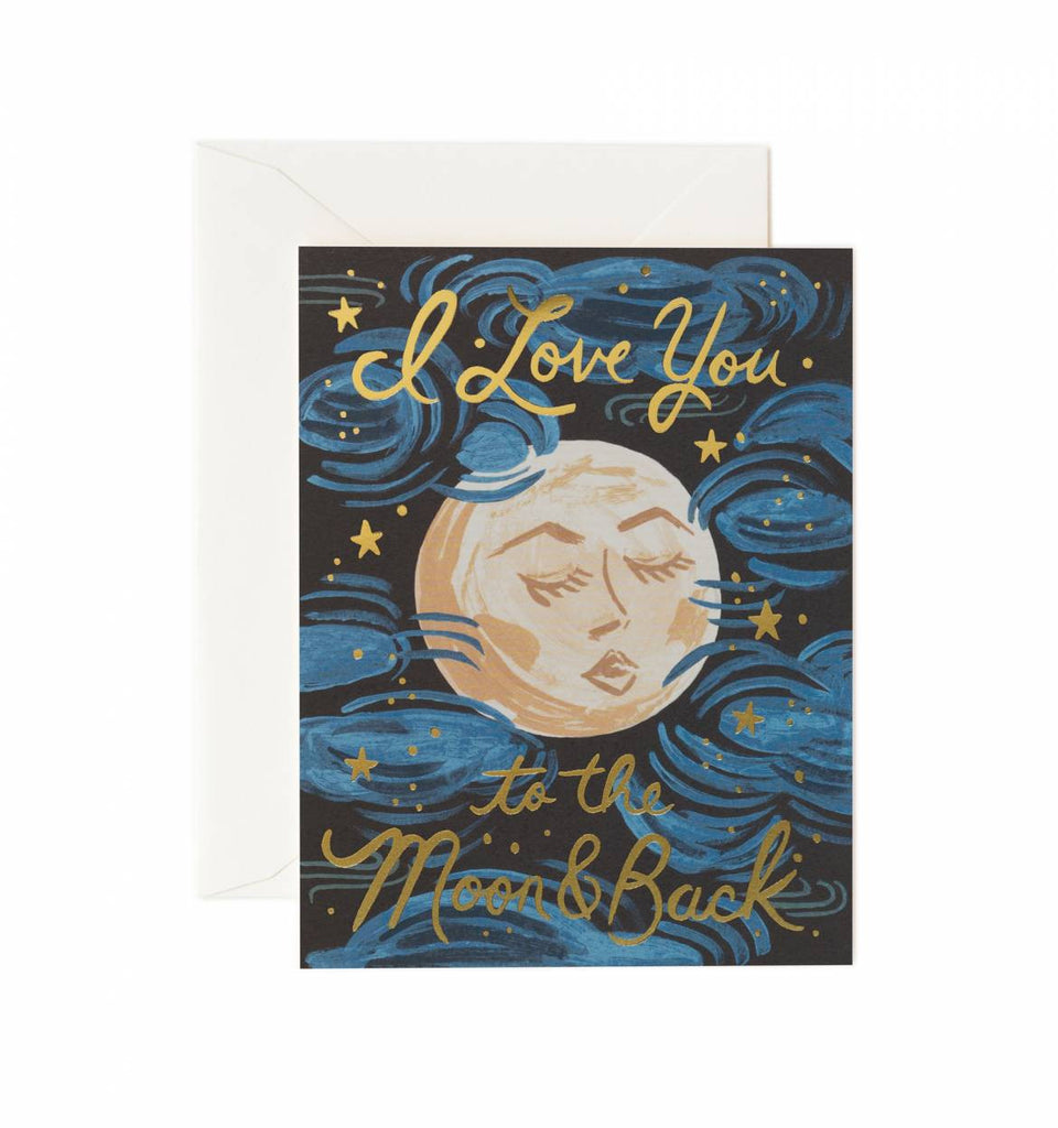 To the Moon and Back Greeting Card | Allison Neumann Fine Jewelers
