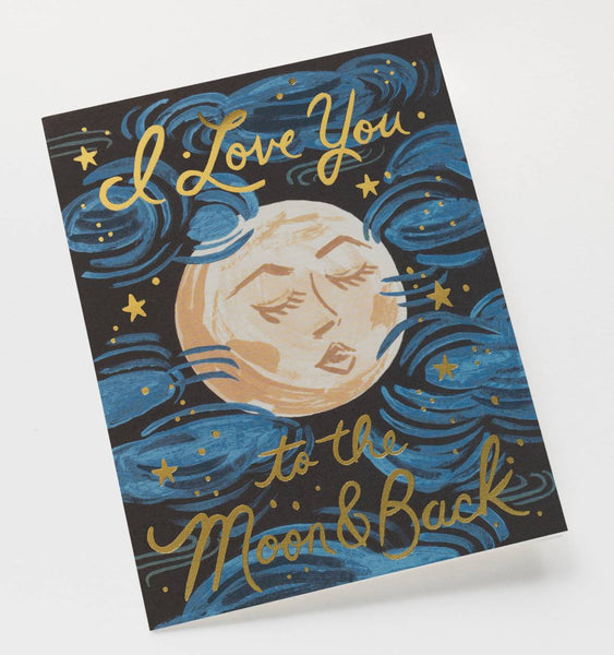 To the Moon and Back Greeting Card | Allison Neumann Fine Jewelers